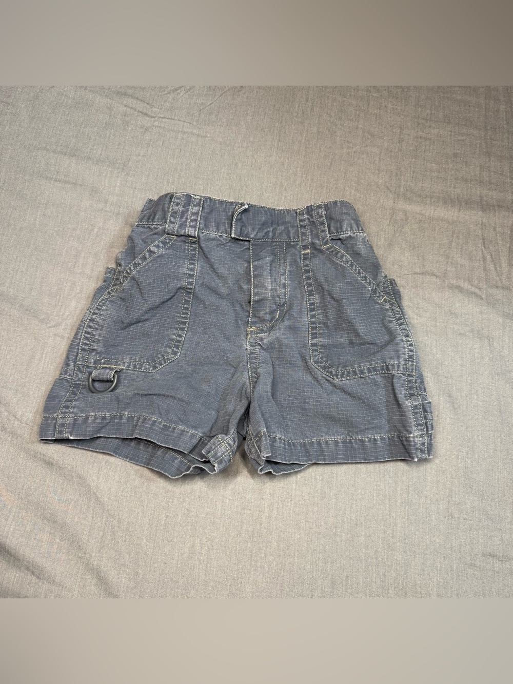 Y2K Genuine Kids Blue Cargo Shorts 12M